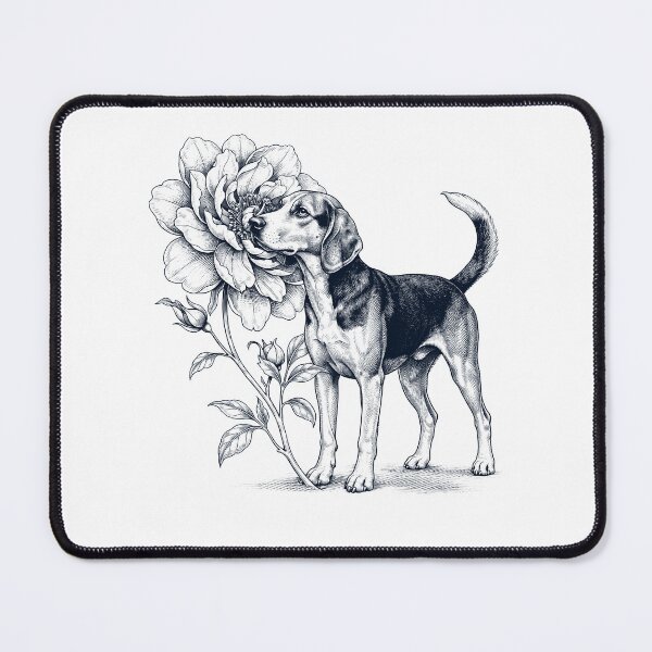 Item preview, American Foxhound Smell Flower Dog Lover designed and sold by dian-rody-crest.