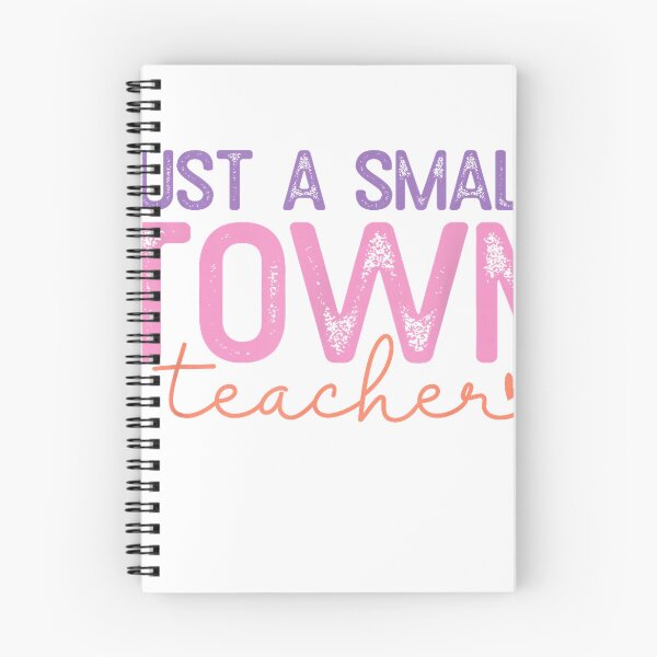Item preview, Just A Small Town Teacher Vintage Funny Teacher Saying Women T-Shirt designed and sold by Badriiiii.
