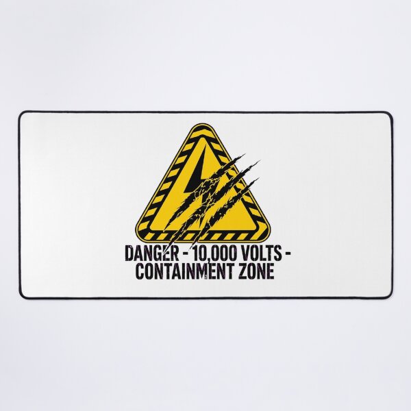 Item preview, Danger 10,000 Volts Sign designed and sold by GeeklyShirts.