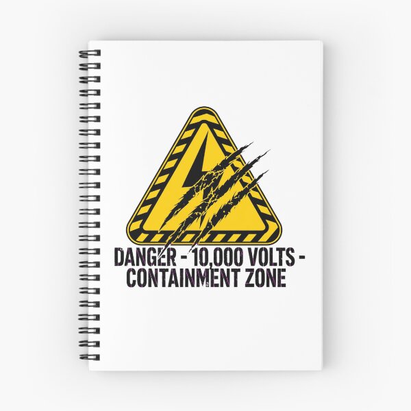 Item preview, Danger 10,000 Volts Sign designed and sold by GeeklyShirts.