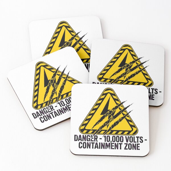 Item preview, Danger 10,000 Volts Sign designed and sold by GeeklyShirts.