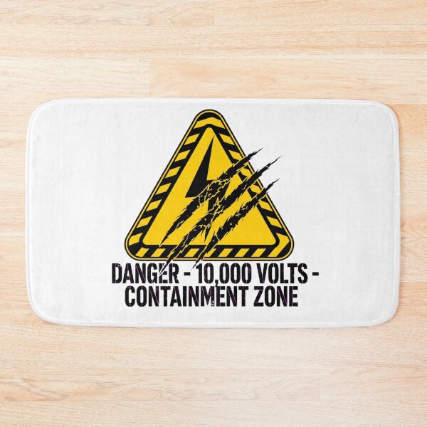 Item preview, Danger 10,000 Volts Sign designed and sold by GeeklyShirts.
