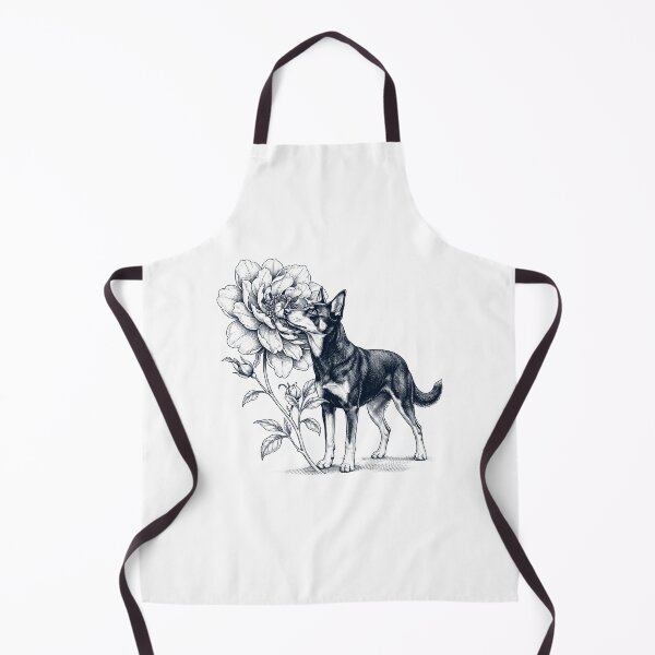 Item preview, Australian Kelpie Smell Flower Dog Lover designed and sold by dian-rody-crest.