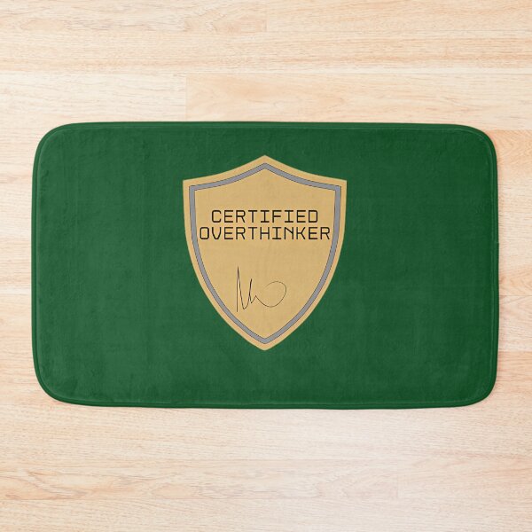 Item preview, Certified Overthinker Funny Badge 31 designed and sold by WILLArtCrafts.