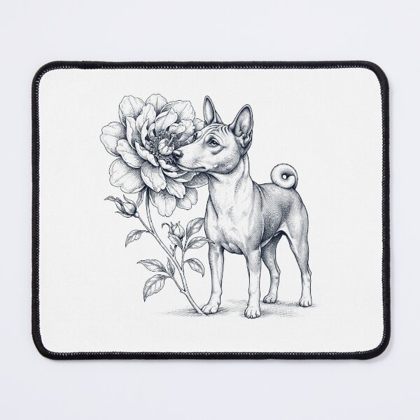 Item preview, Basenji Smell Flower Dog Lover designed and sold by dian-rody-crest.