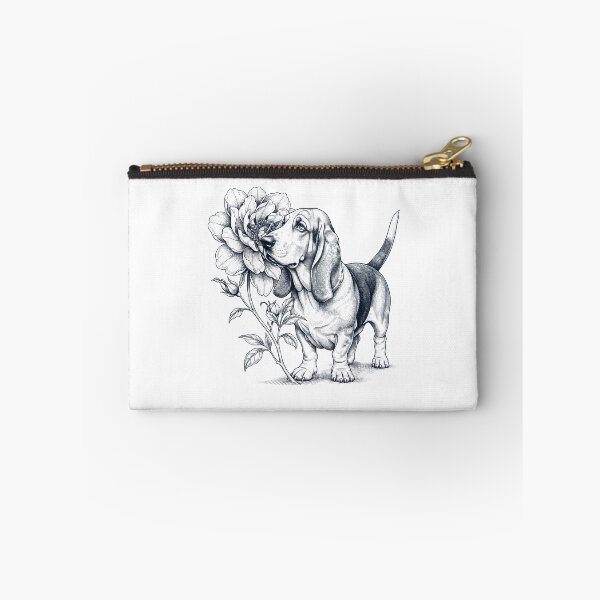 Item preview, Basset Hound Smell Flower Dog Lover designed and sold by dian-rody-crest.