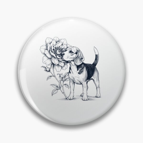 Item preview, Beagle Smell Flower Dog Lover designed and sold by dian-rody-crest.