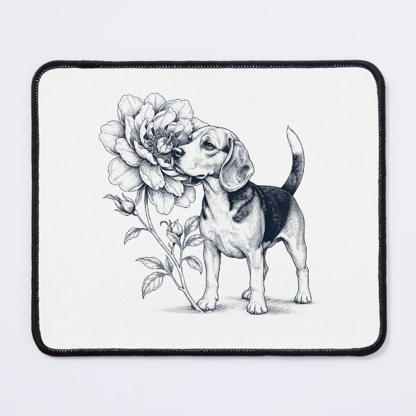 Item preview, Beagle Smell Flower Dog Lover designed and sold by dian-rody-crest.
