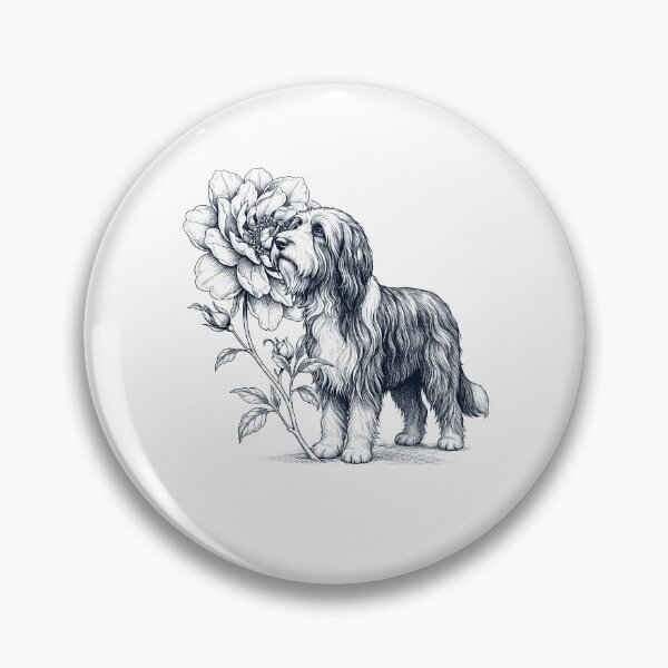 Item preview, Bearded Collie Smell Flower Dog Lover designed and sold by dian-rody-crest.