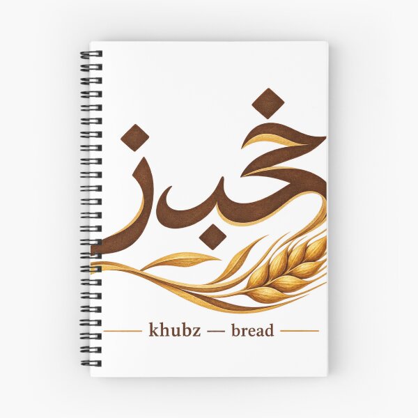 Item preview, Khubz Bread Arabic Calligraphy Baker Design designed and sold by ys96.