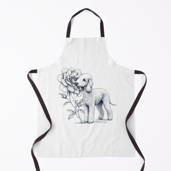 Item preview, Bedlington Terrier Smell Flower Dog Lover designed and sold by dian-rody-crest.