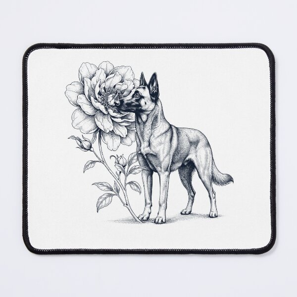 Item preview, Belgian Shepherd Smell Flower Dog Lover designed and sold by dian-rody-crest.
