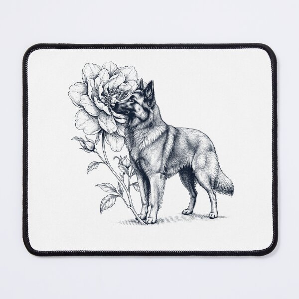 Item preview, Belgian Tervuren Smell Flower Dog Lover designed and sold by dian-rody-crest.