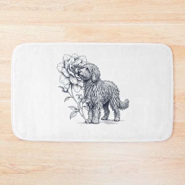 Item preview, Bergamasco Shepherd Smell Flower Dog Lover designed and sold by dian-rody-crest.