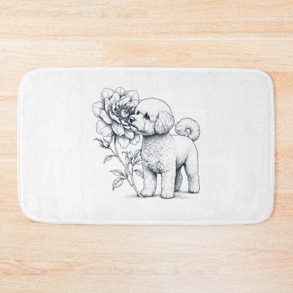 Item preview, Bichon Frise Smell Flower Dog Lover designed and sold by dian-rody-crest.