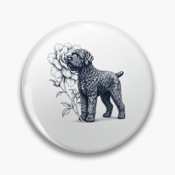 Item preview, Black Russian Terrier Smell Flower Dog Lover designed and sold by dian-rody-crest.