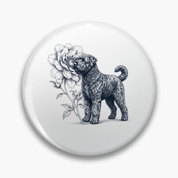 Item preview, Bouvier des Flandres Smell Flower Dog Lover designed and sold by dian-rody-crest.