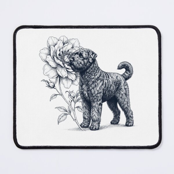 Item preview, Bouvier des Flandres Smell Flower Dog Lover designed and sold by dian-rody-crest.