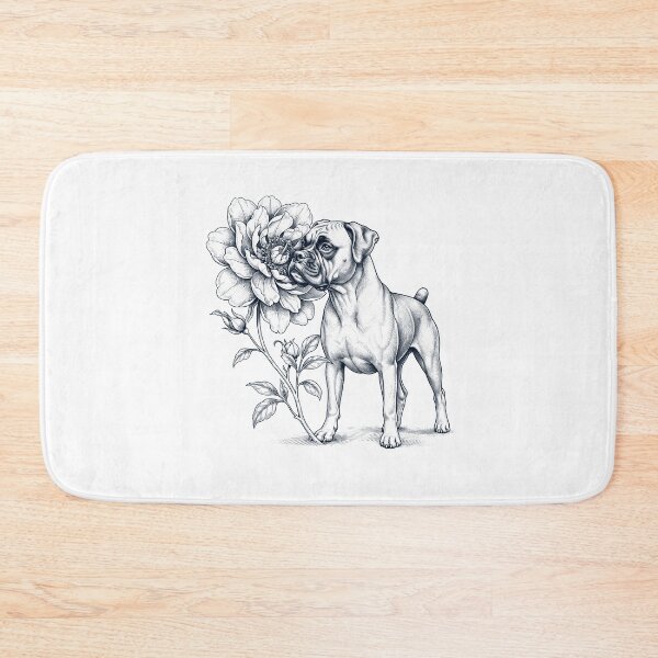Item preview, Boxer Dog Smell Flower Dog Lover designed and sold by dian-rody-crest.