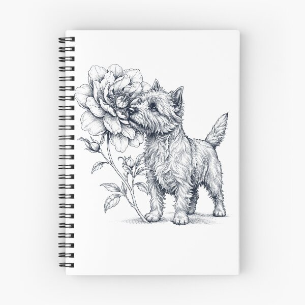 Item preview, Cairn Terrier Smell Flower Dog Lover designed and sold by dian-rody-crest.