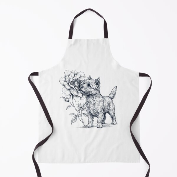 Item preview, Cairn Terrier Smell Flower Dog Lover designed and sold by dian-rody-crest.