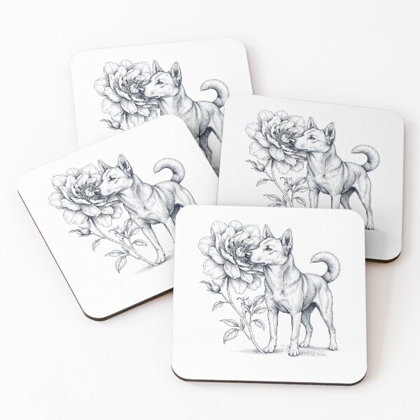Item preview, Canaan Dog Smell Flower Dog Lover designed and sold by dian-rody-crest.