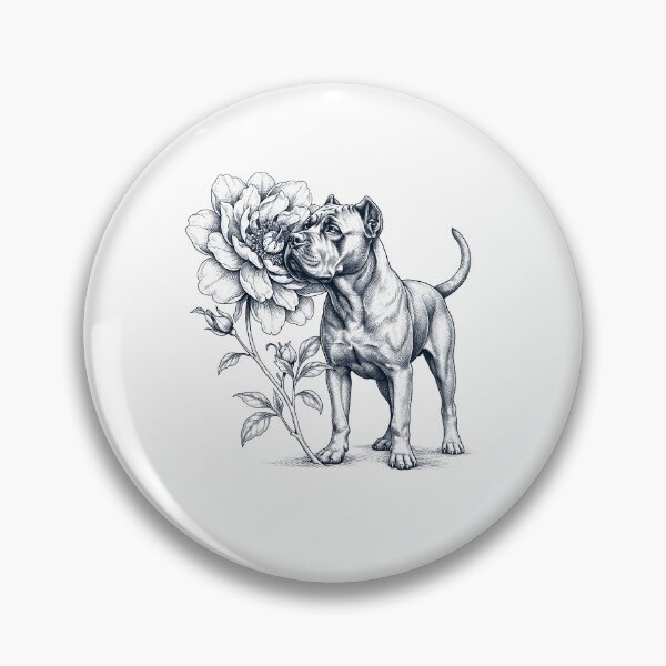 Aperçu de l'œuvre Amoureux des chiens Cane Corso et des fleurs créée et vendue par dian-rody-crest.