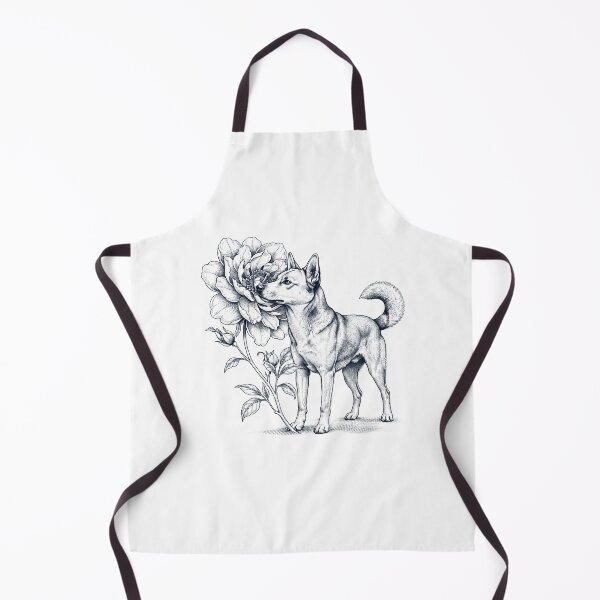 Item preview, Carolina Dog Smell Flower Dog Lover designed and sold by dian-rody-crest.