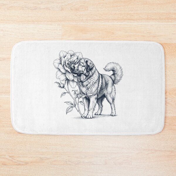 Item preview, Caucasian Shepherd Dog Smell Flower Dog Lover designed and sold by dian-rody-crest.