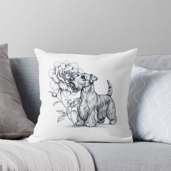 Item preview, Cesky Terrier Smell Flower Dog Lover designed and sold by dian-rody-crest.
