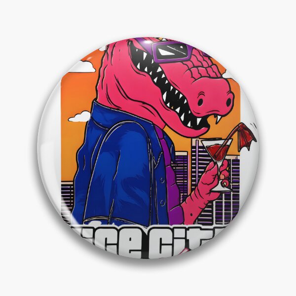 Item preview, Vice 6 Leonida Alligator Retro Miami Gamer Streetwear Art designed and sold by BlitCrankMath.