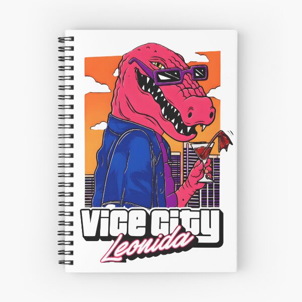 Item preview, Vice 6 Leonida Alligator Retro Miami Gamer Streetwear Art designed and sold by BlitCrankMath.