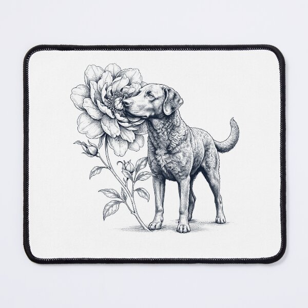 Item preview, Chesapeake Bay Retriever Smell Flower Dog Lover designed and sold by dian-rody-crest.