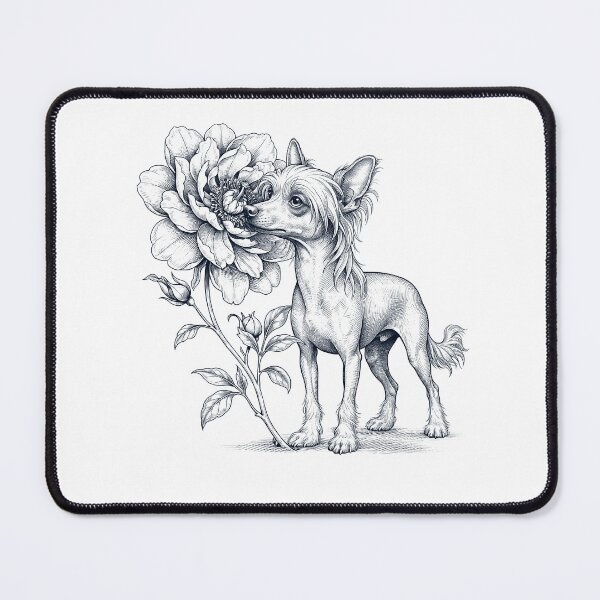 Item preview, Chinese Crested Dog Smell Flower Dog Lover designed and sold by dian-rody-crest.