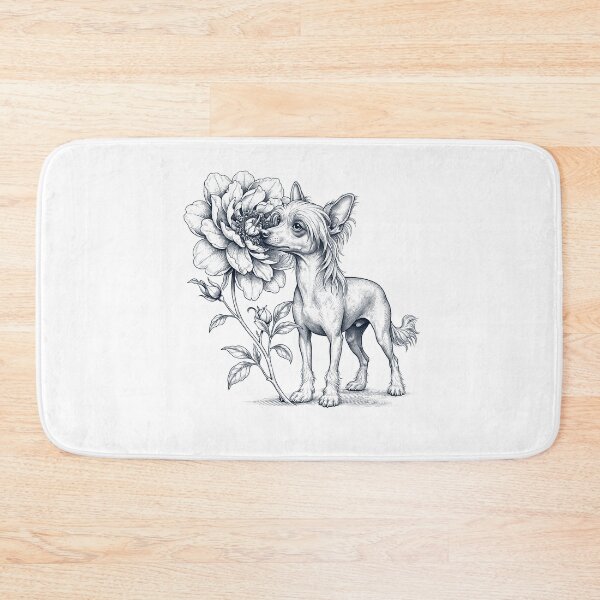 Item preview, Chinese Crested Dog Smell Flower Dog Lover designed and sold by dian-rody-crest.