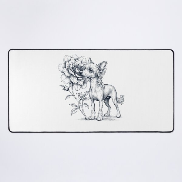 Item preview, Chinese Crested Dog Smell Flower Dog Lover designed and sold by dian-rody-crest.