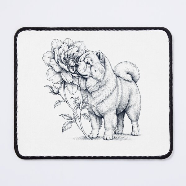 Item preview, Chow Chow Smell Flower Dog Lover designed and sold by dian-rody-crest.