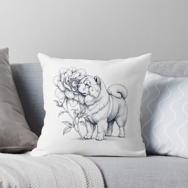 Item preview, Chow Chow Smell Flower Dog Lover designed and sold by dian-rody-crest.