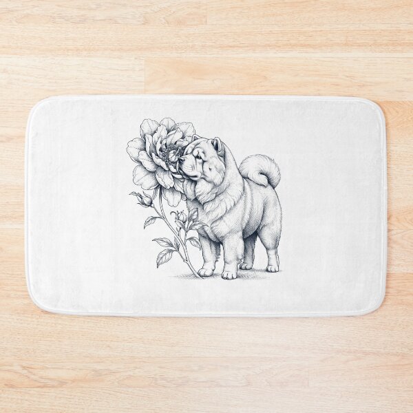Item preview, Chow Chow Smell Flower Dog Lover designed and sold by dian-rody-crest.