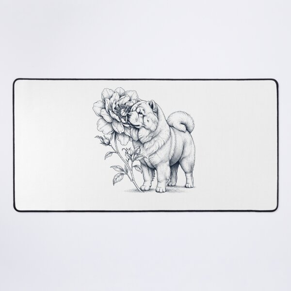 Item preview, Chow Chow Smell Flower Dog Lover designed and sold by dian-rody-crest.