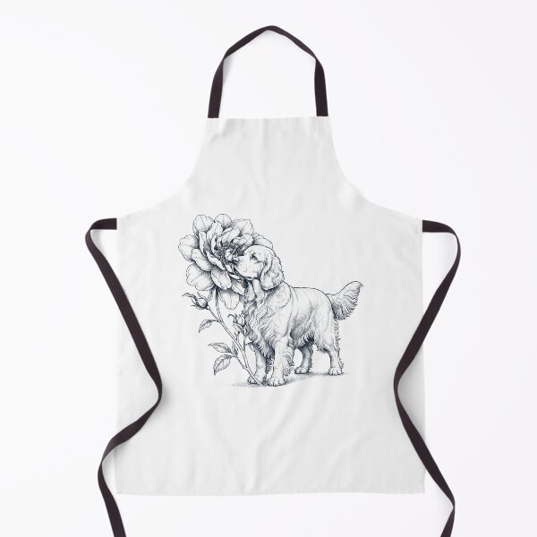 Item preview, Clumber Spaniel Smell Flower Dog Lover designed and sold by dian-rody-crest.