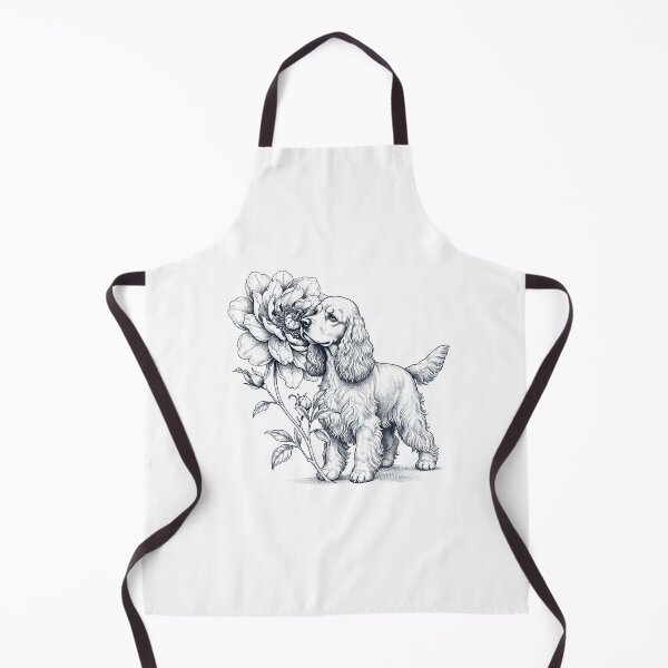 Item preview, Cocker Spaniel Smell Flower Dog Lover designed and sold by dian-rody-crest.