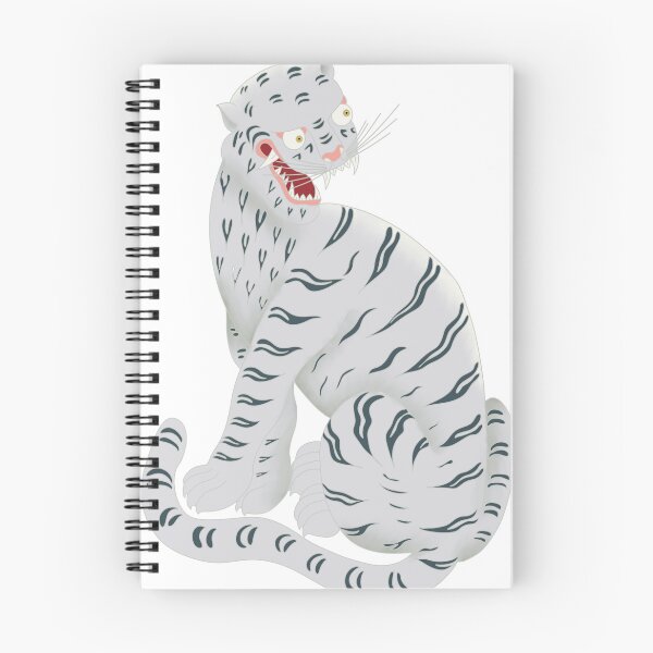 Item preview, White Tiger – Korean Mythology Guardian Illustration designed and sold by DaHaeStudio.