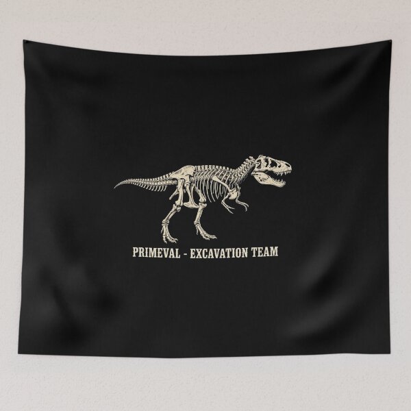 Item preview, Primeval Dinosaur Skeleton designed and sold by GeeklyShirts.