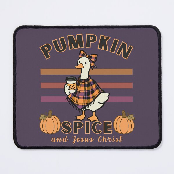 Item preview, Jesus Christ and Pumpkin Spice Coffee Goose Retro Vintage Varsity designed and sold by Forevermore.