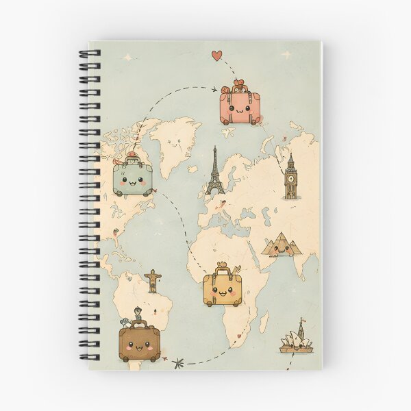 Item preview, Traveling Suitcases – Map Between Cities Design designed and sold by KWW SHOP.