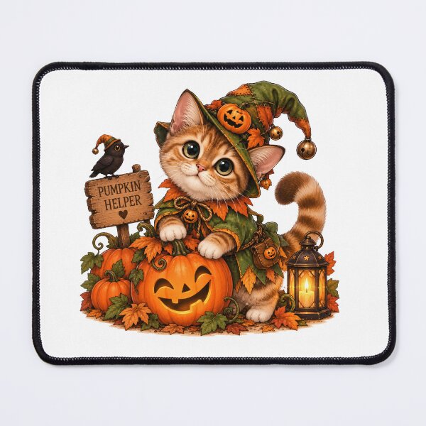 Item preview, Cute Munchkin Cat Forest Goblin Halloween designed and sold by NoExcusesTraveller .
