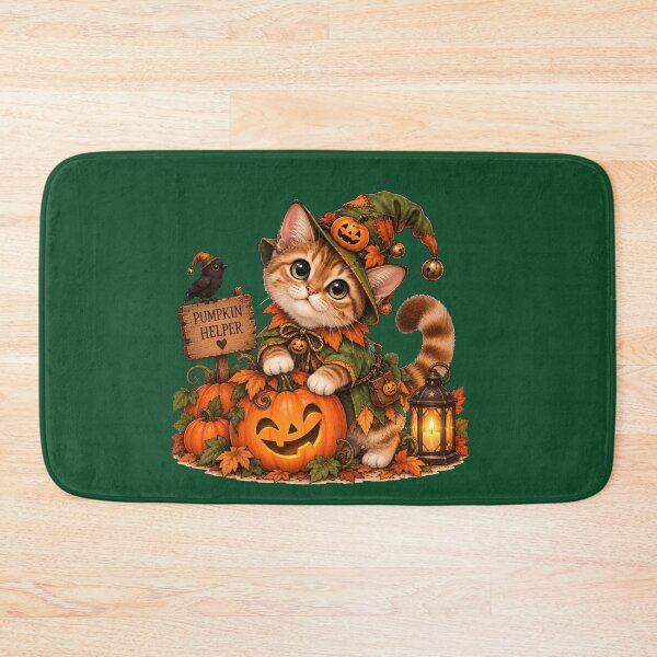 Item preview, Cute Munchkin Cat Forest Goblin Halloween designed and sold by NoExcusesTraveller .