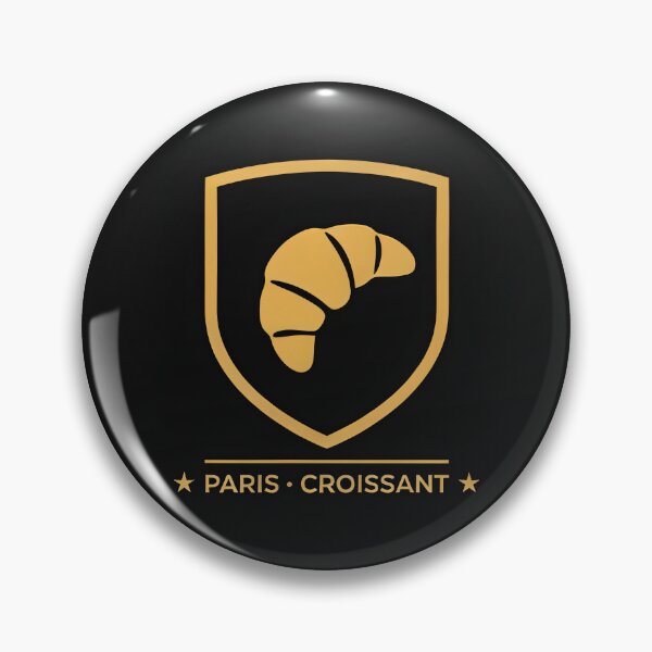 Item preview, Paris Croissant Crest — Shield Badge Logo designed and sold by Shutter-Dragon.