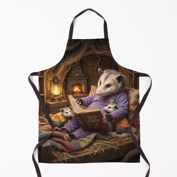 Item preview, Possum Mom Reads a Bedtime Story designed and sold by Tridentulus.